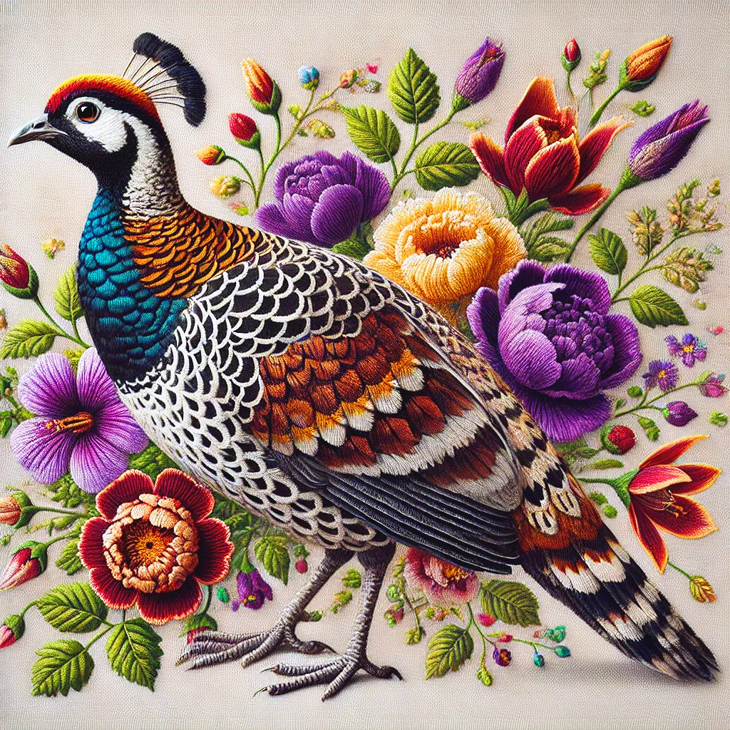 Painted Francolin