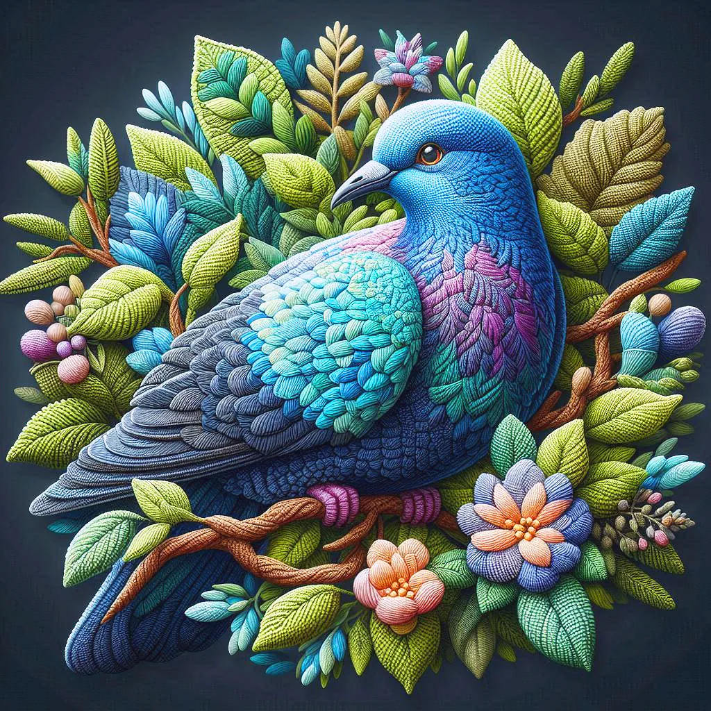 Seychelles Blue Pigeon
