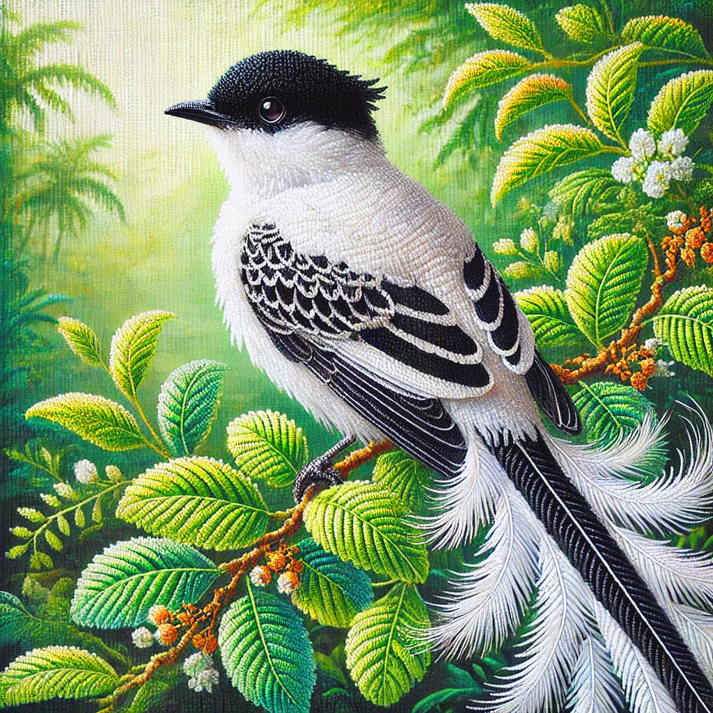 Sahel Paradise Flycatcher