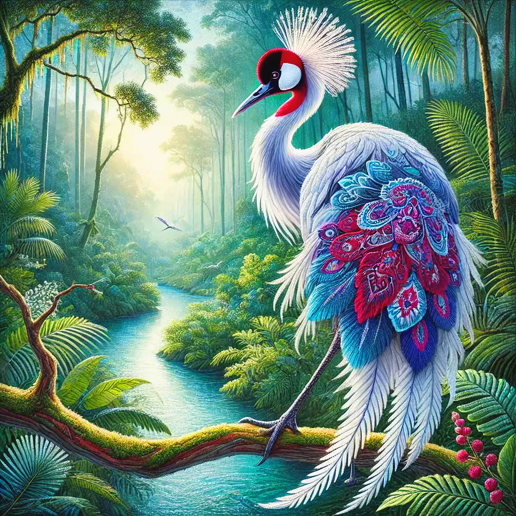 Grey Crowned Crane