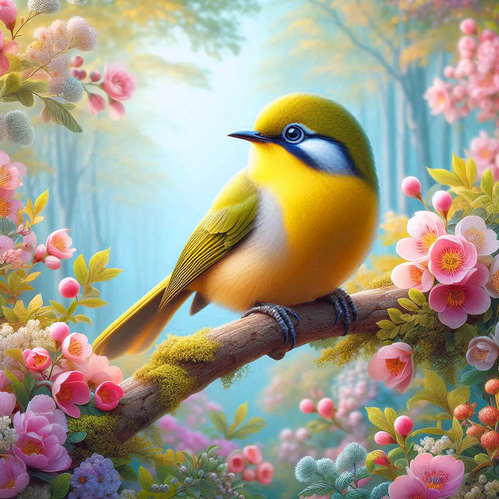 Yellow-bellied Wattle-eye