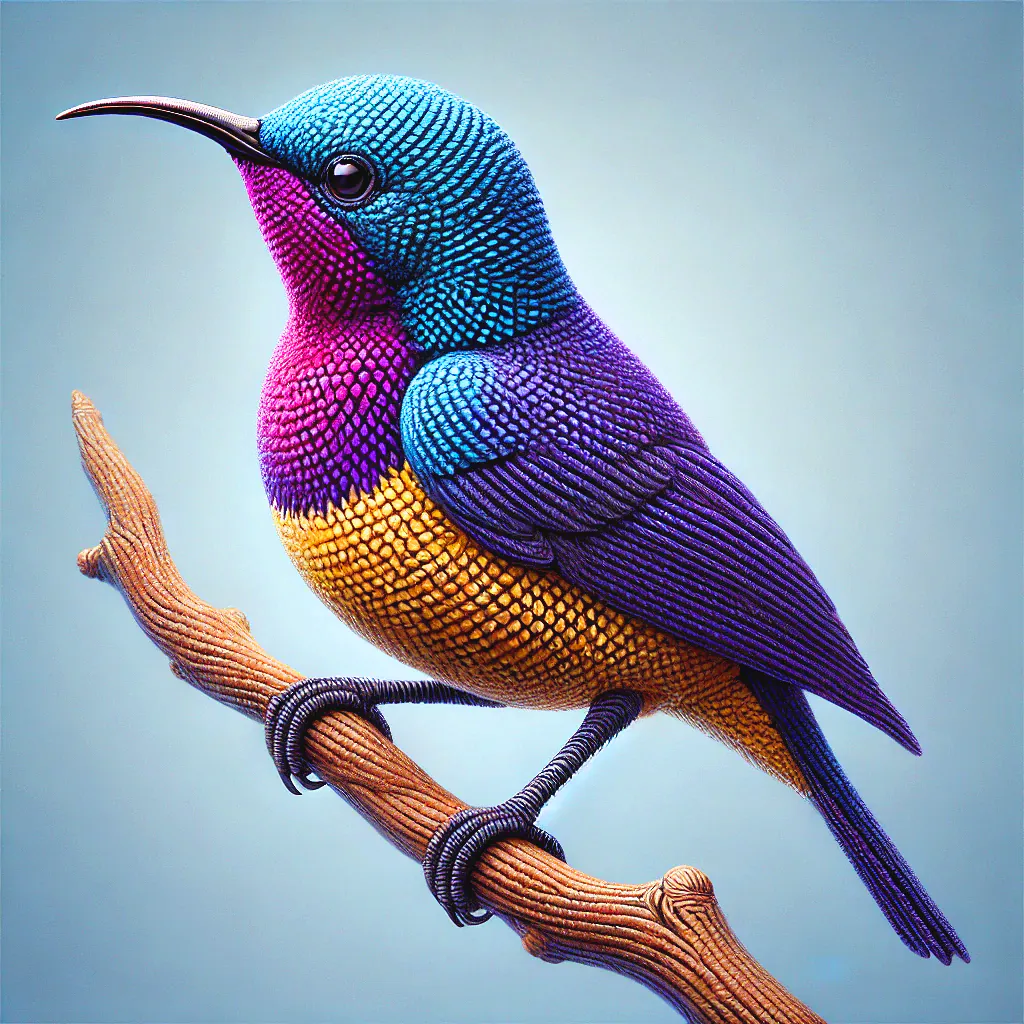 Purple-throated Sunbird