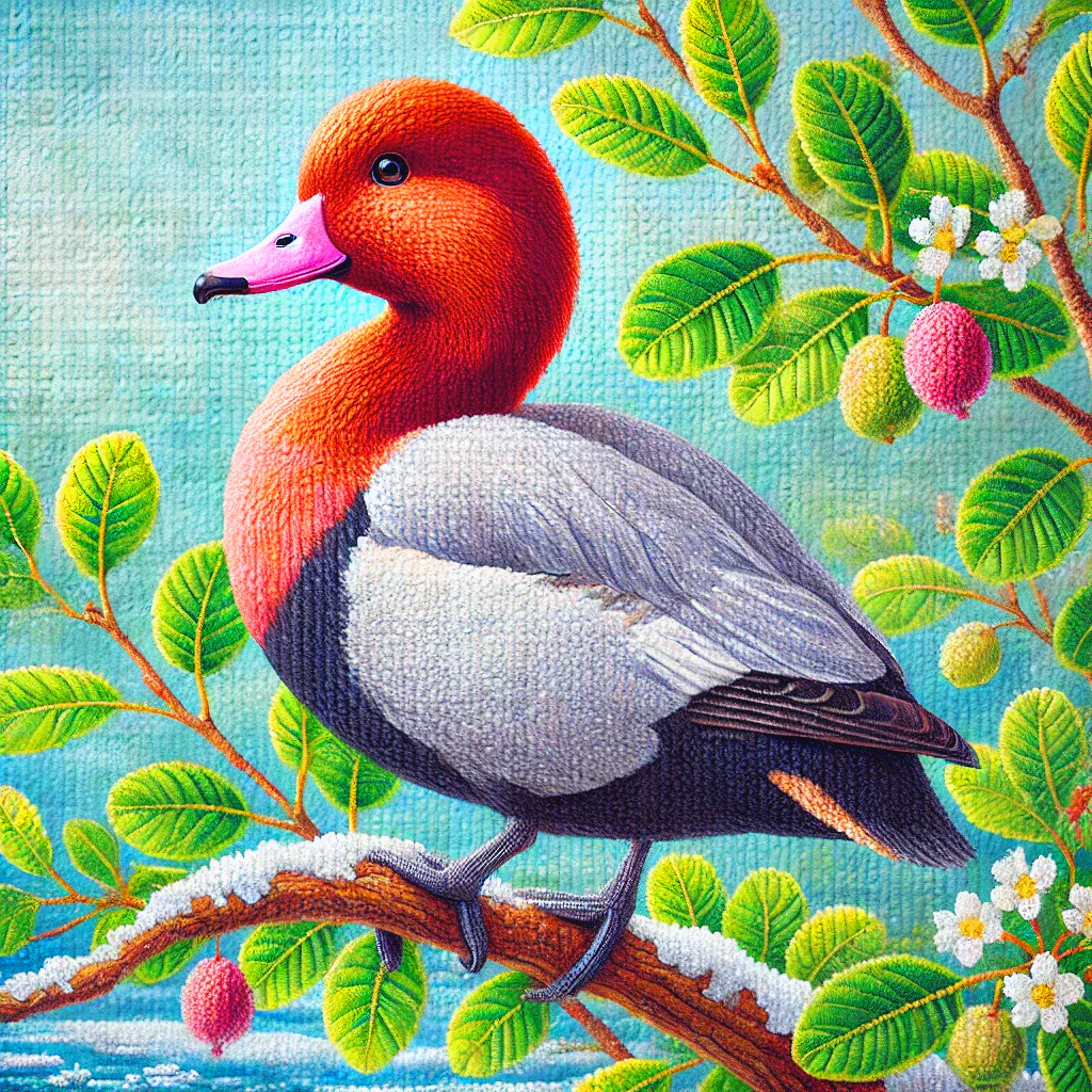 Pink-billed Pochard