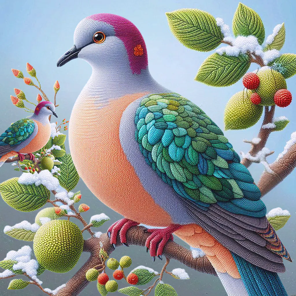 Rose-crowned Fruit Dove