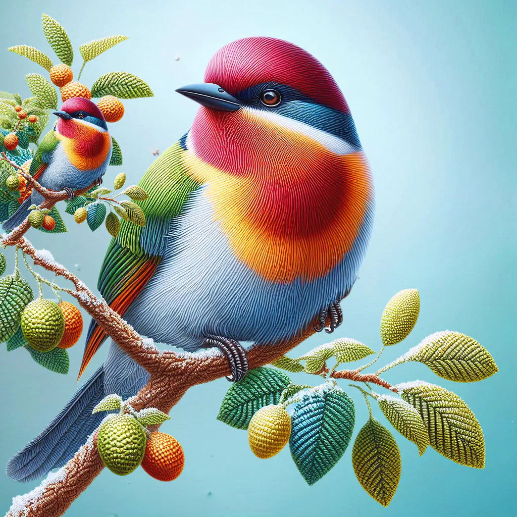 Rose-collared Guyaran