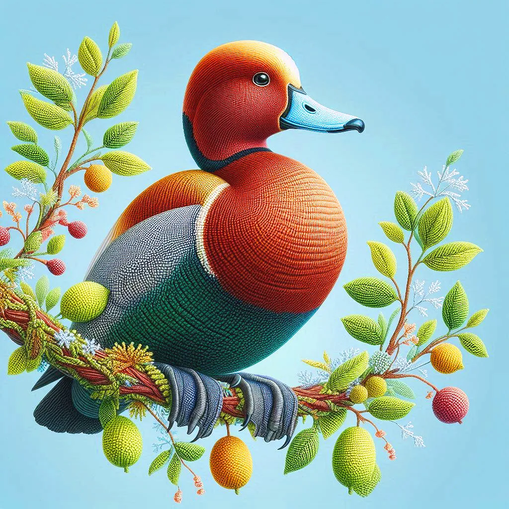 South American Rose-billed Pochard