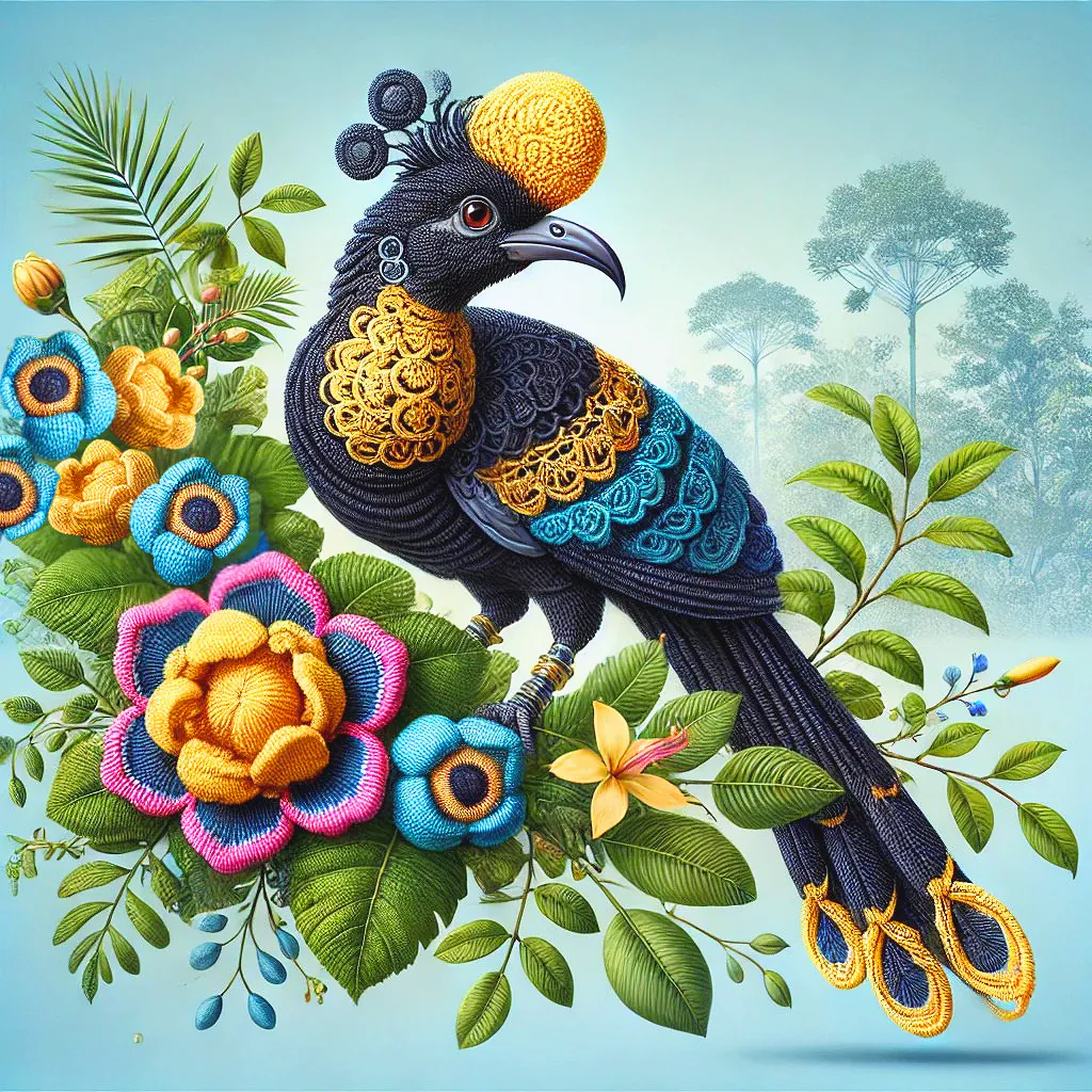 Yellow-knobbed Curassow