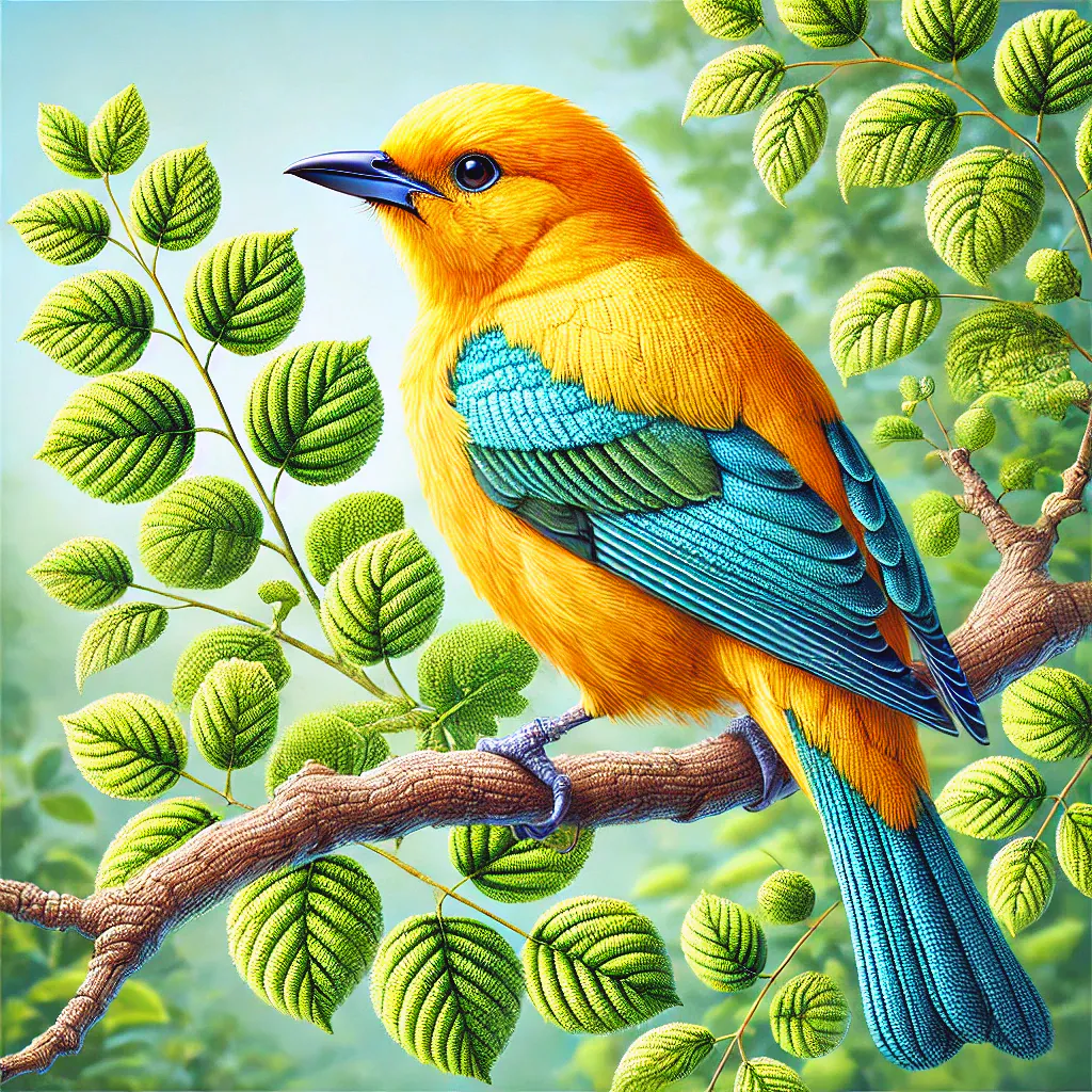 Saffron-crowned Tanager