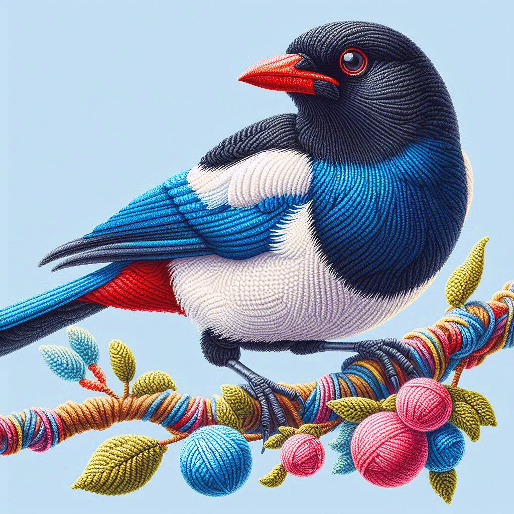 Red-billed Blue-and-white Magpie