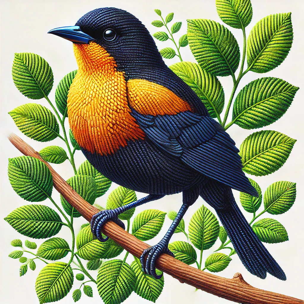 Saffron-cowled Blackbird