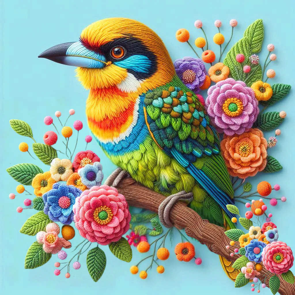 Lemon-throated Barbet