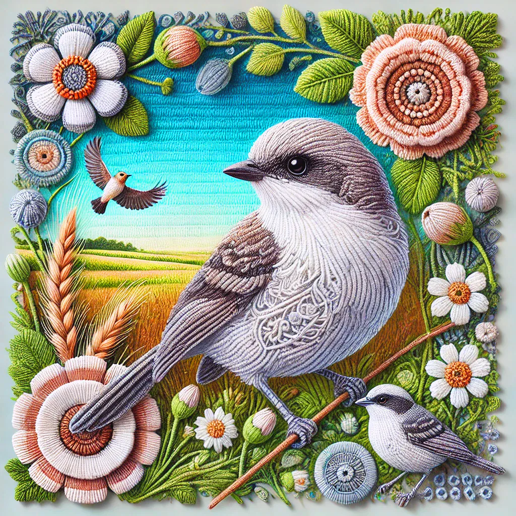 Cinereous Warbling-finch