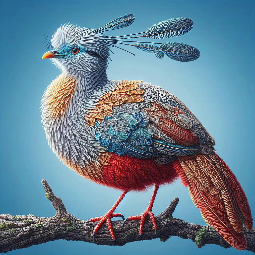 Red-legged Seriema