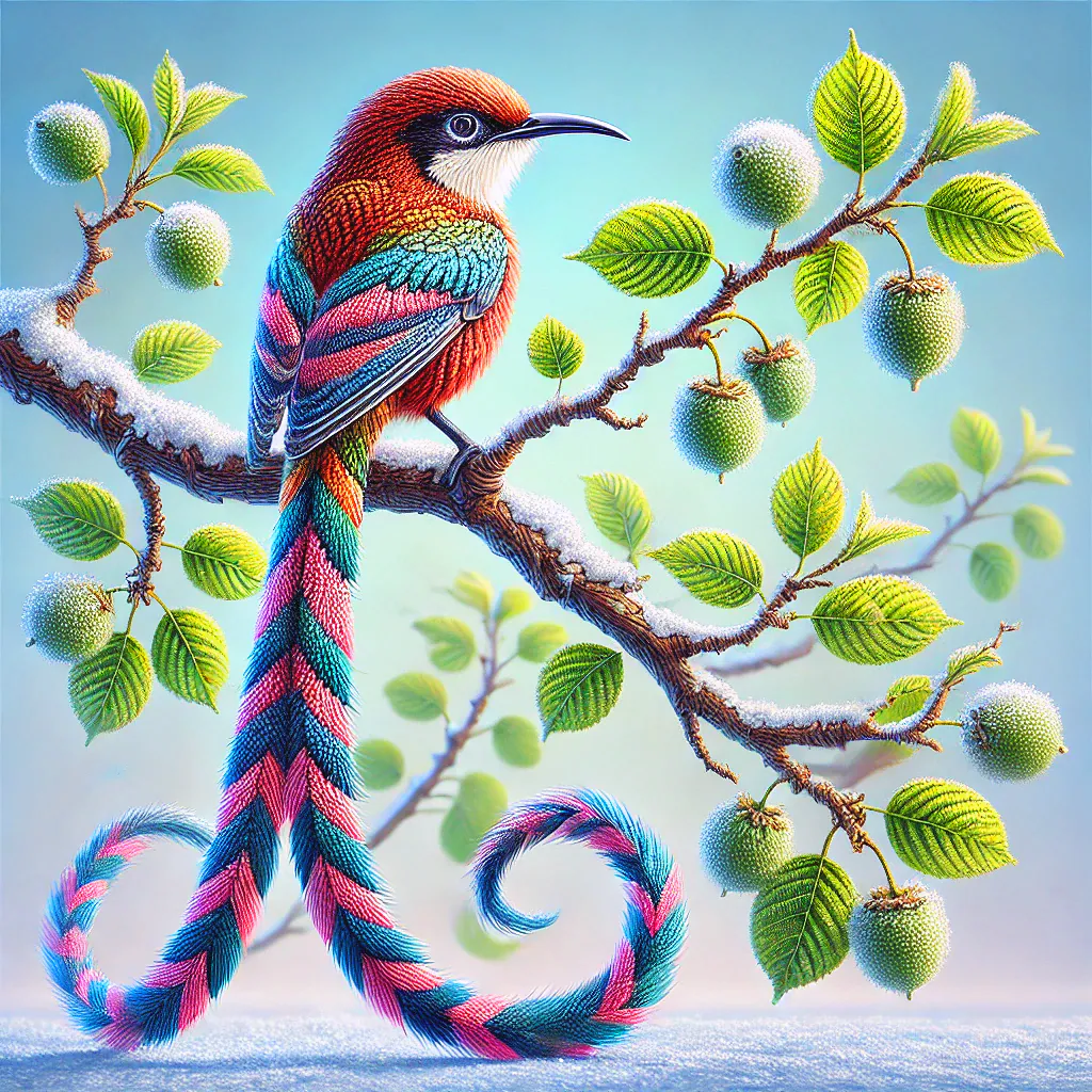 Ribbon-tailed Astrapiabird