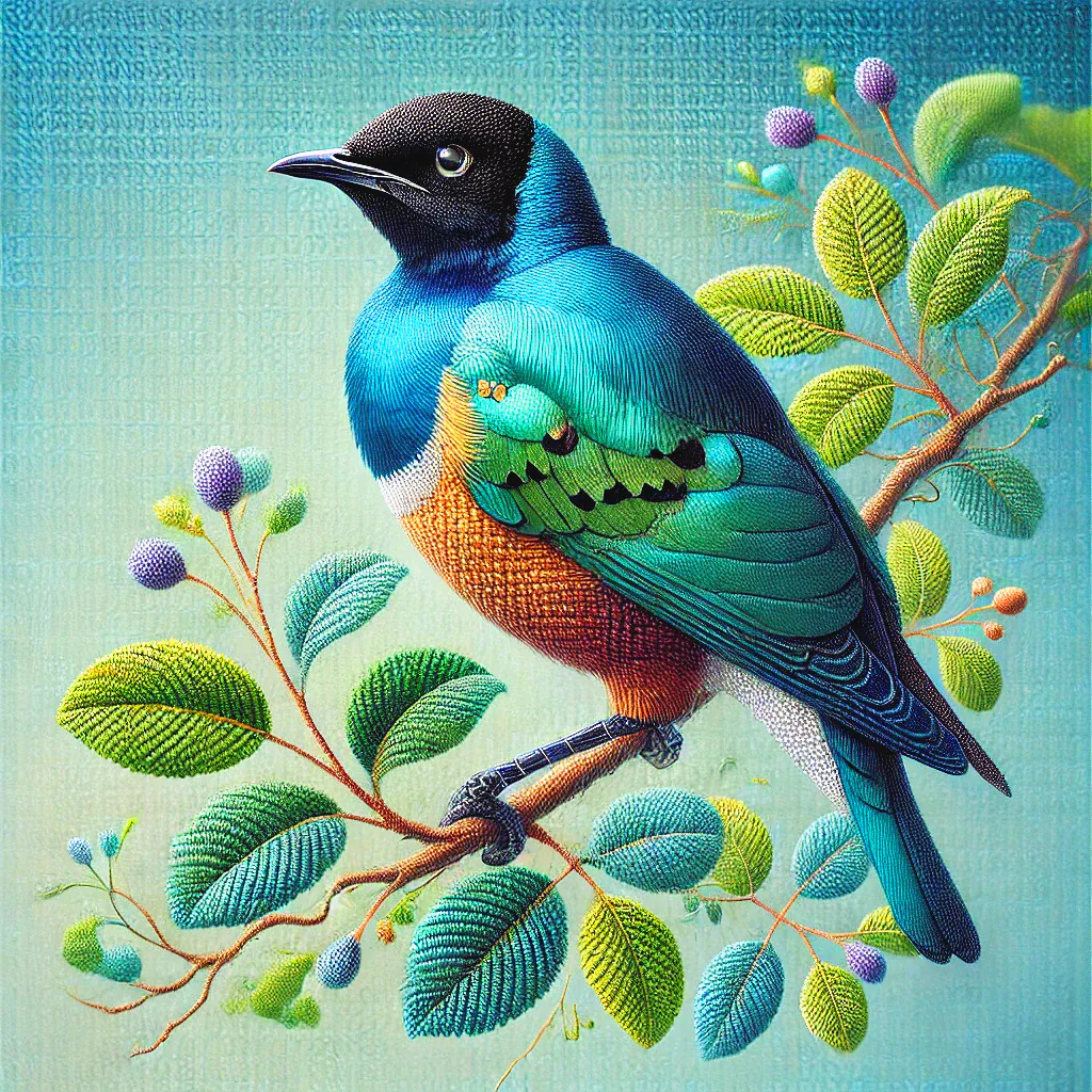 Superb Starling