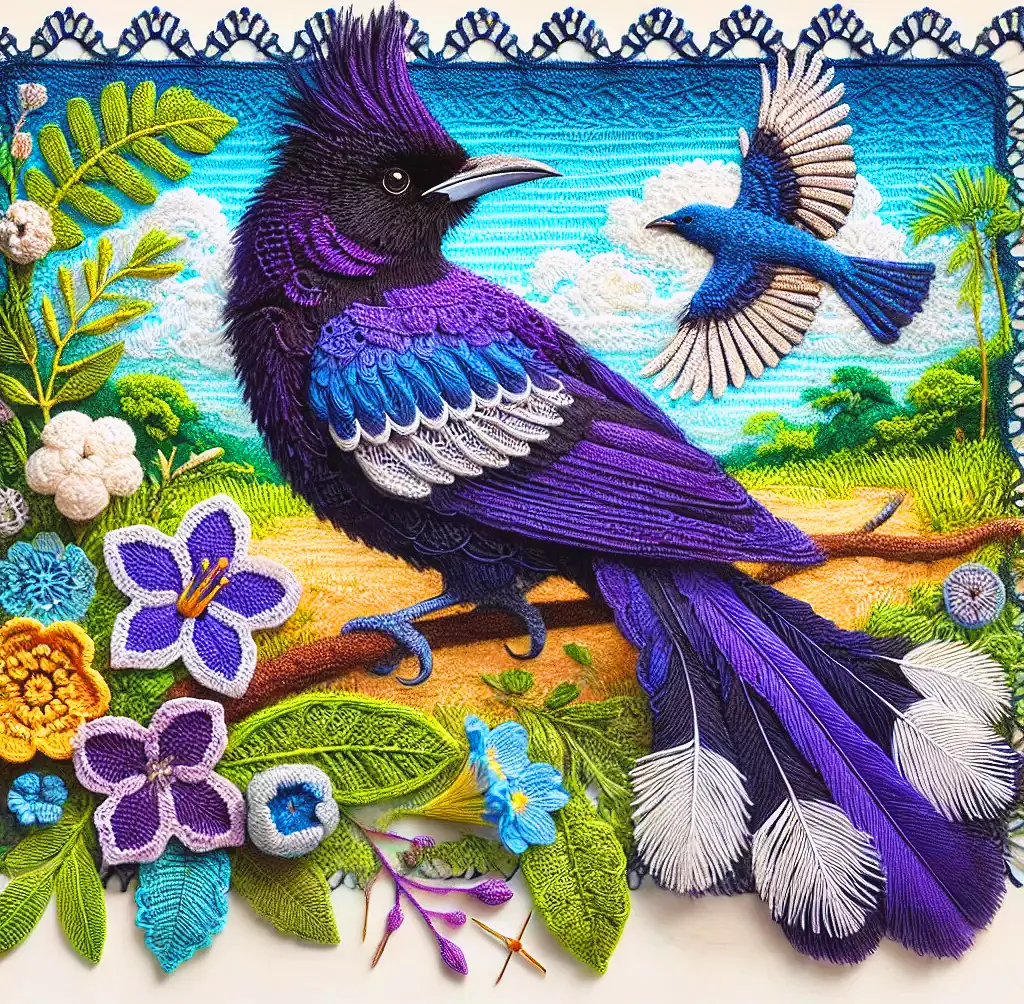 Pompadour Cotinga