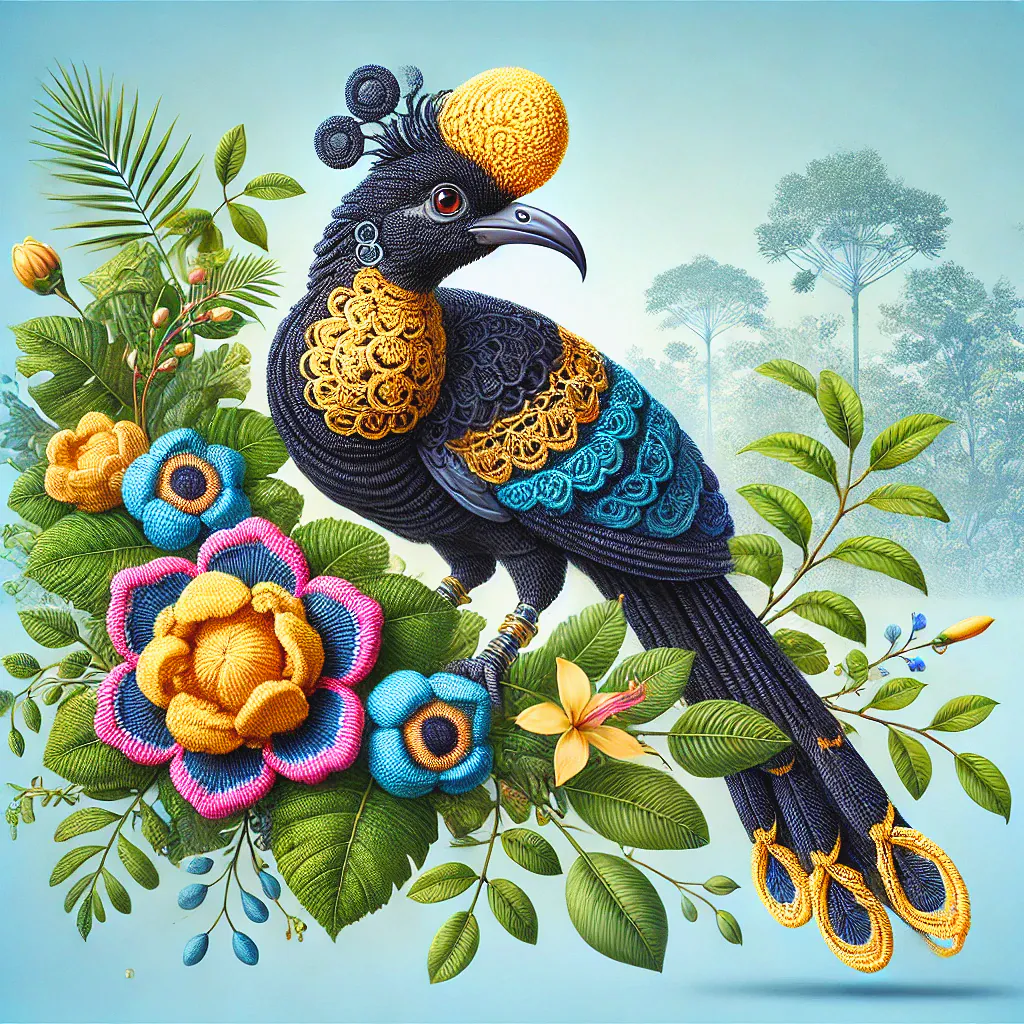 Yellow-knobbed Curassow