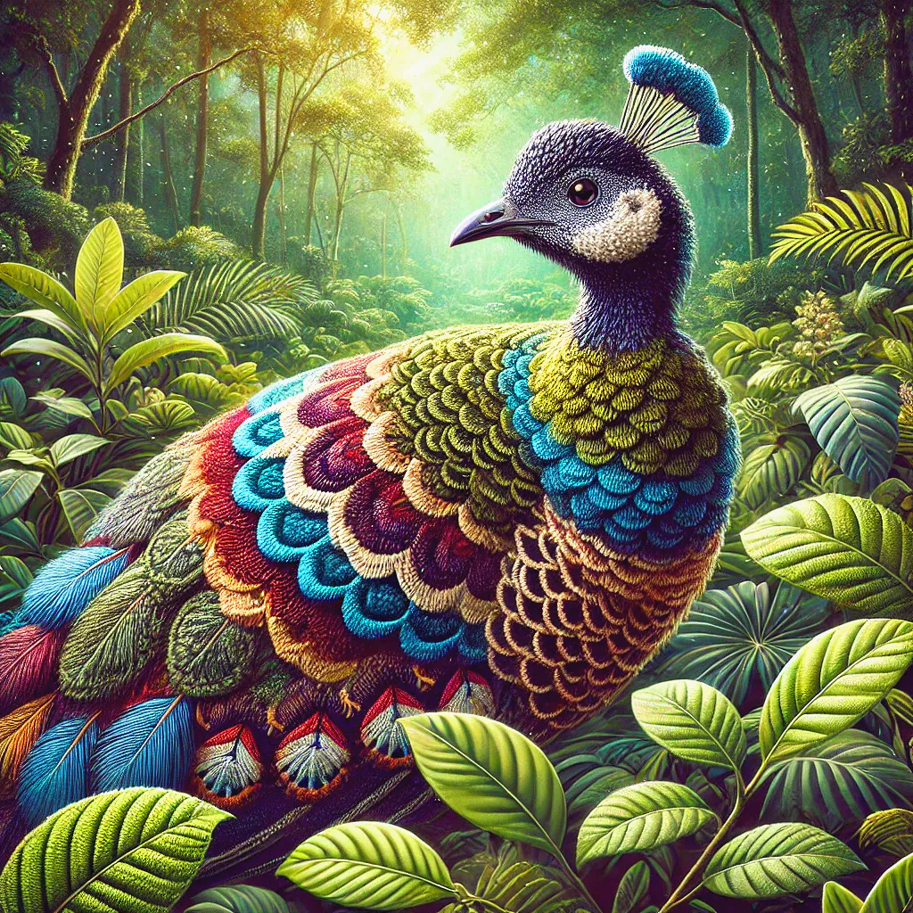 Salvin's Curassow