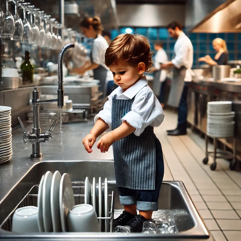 Spain, Kitchen Porter