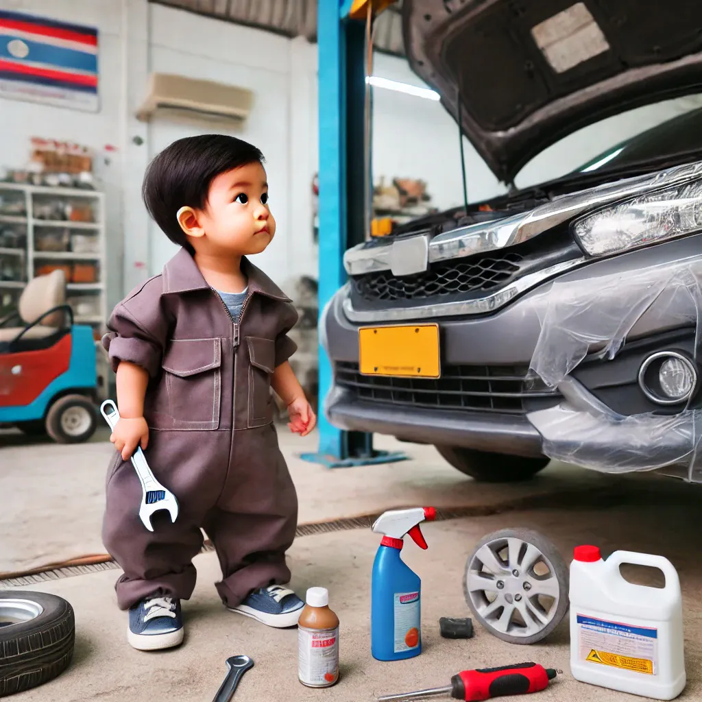 Cambodia, Auto Mechanic
