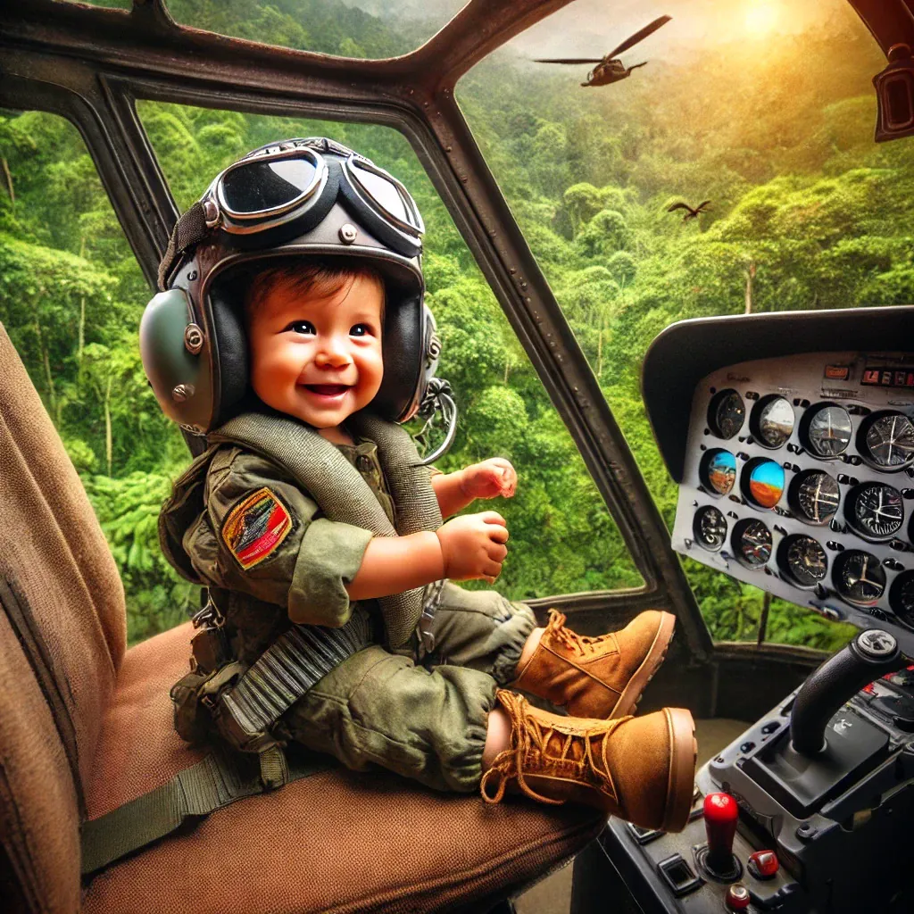 Peru, Helicopter pilot
