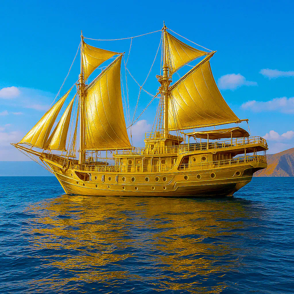Golden Treasure Ship