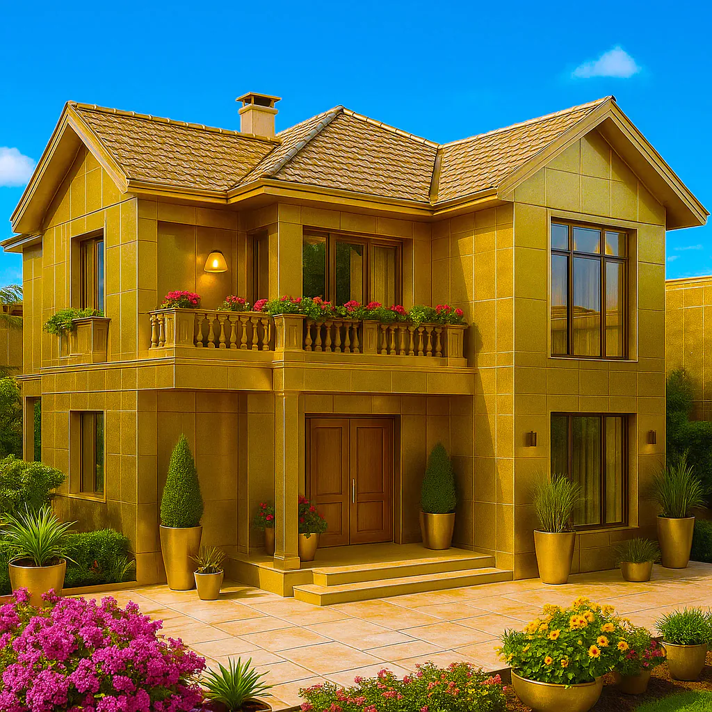 Golden Manor Courtyard
