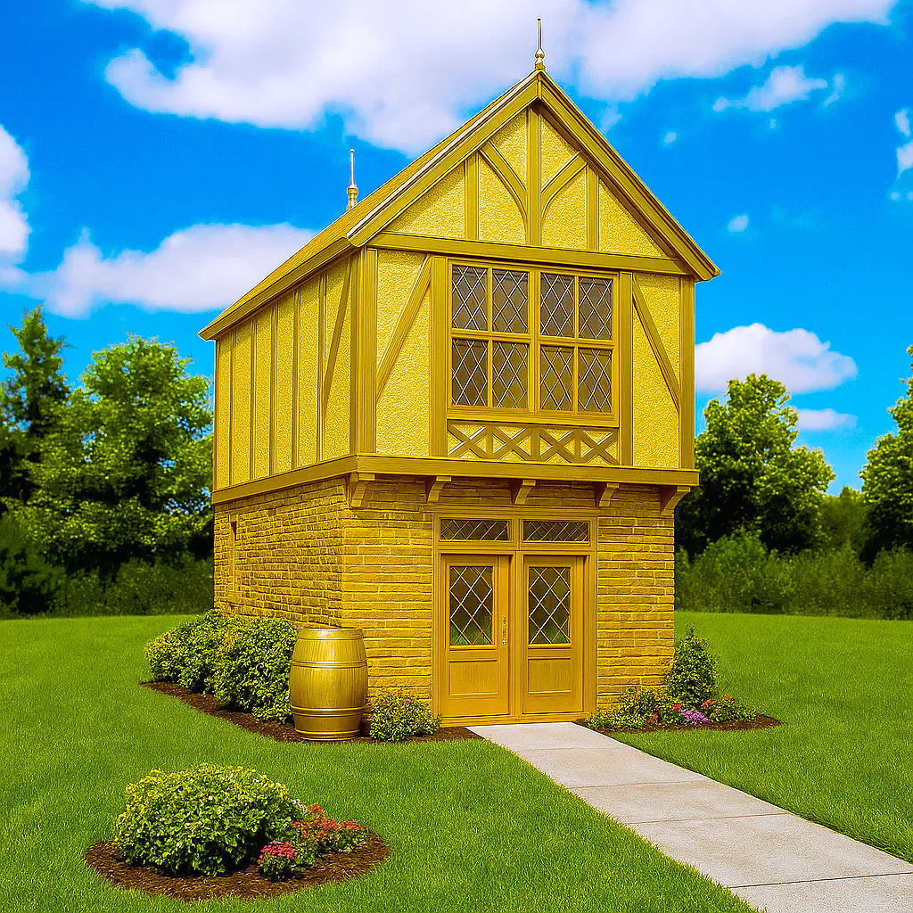 Golden House in the Garden