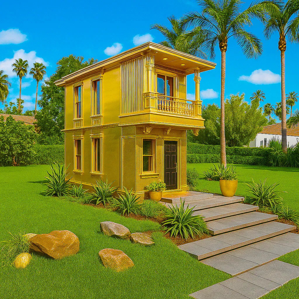 Golden Dream House in Palm Grove