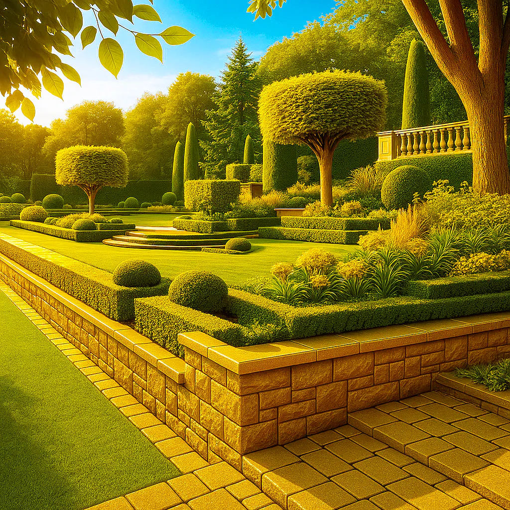 Golden Hour Formal Garden