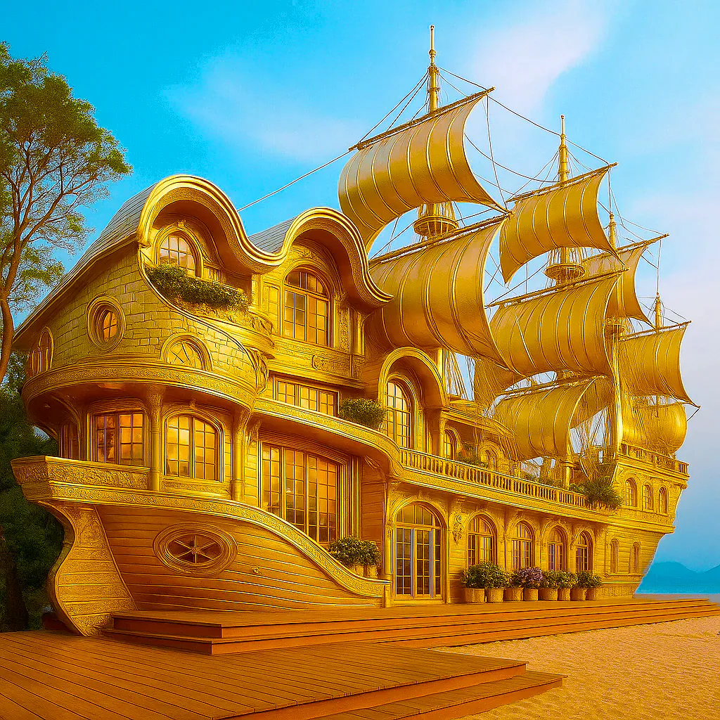 Golden Ship House