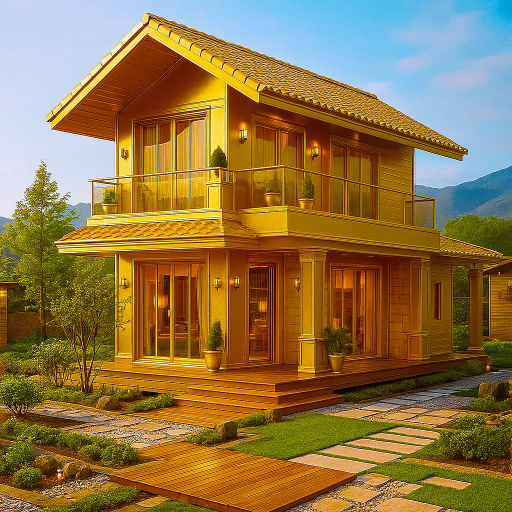 Golden Timbered Manor