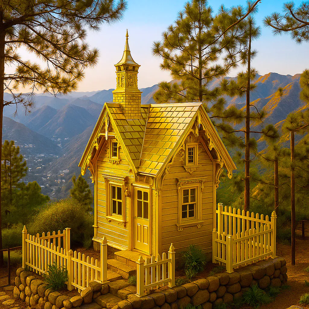 Golden Cottage in the Pines
