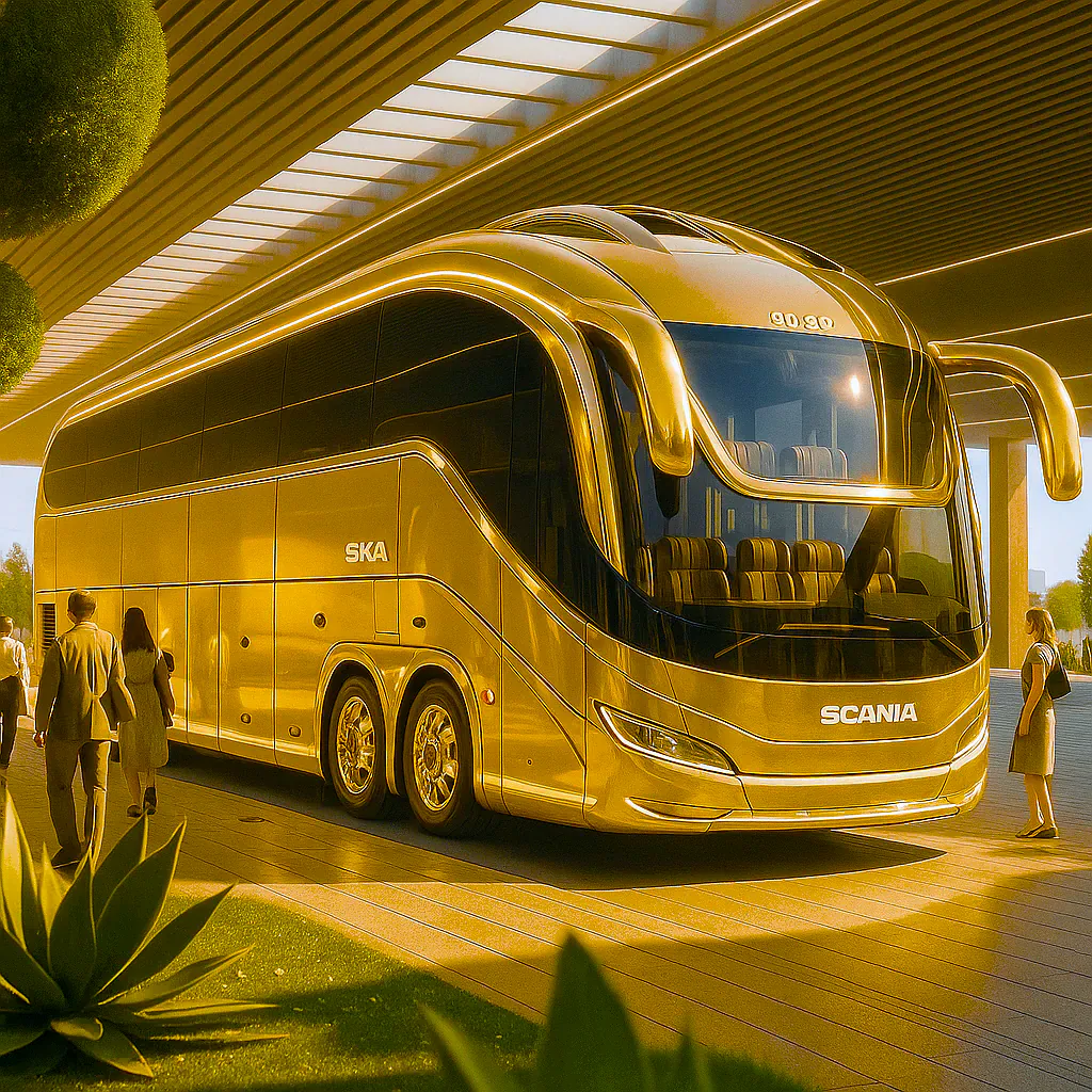 Golden Scania Dream Bus