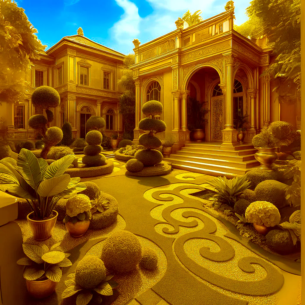 Golden Fantasy Garden
