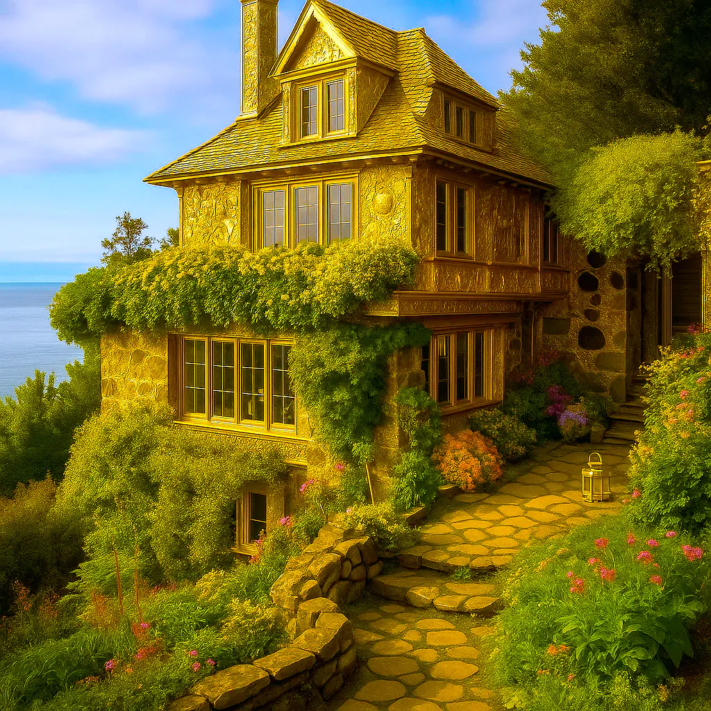The Enchanted Golden Cottage