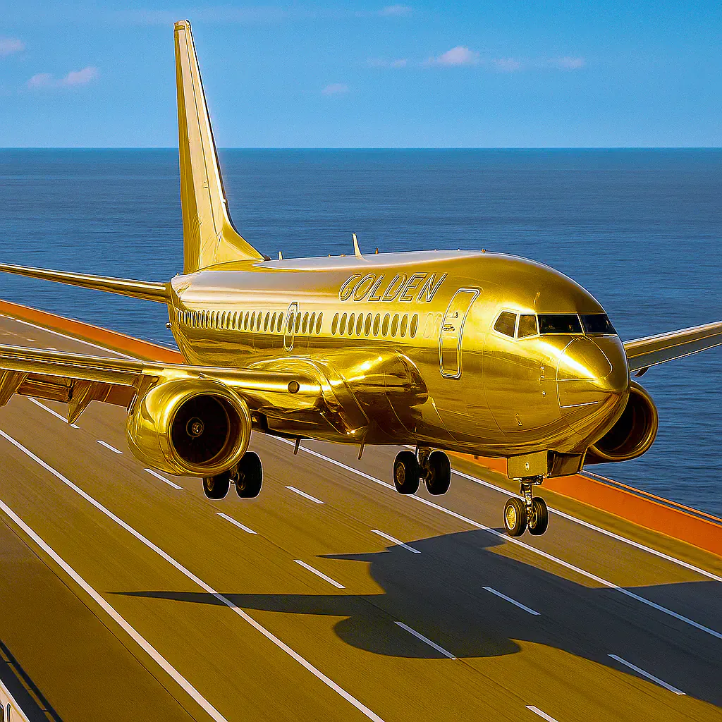 Golden Dreamliner