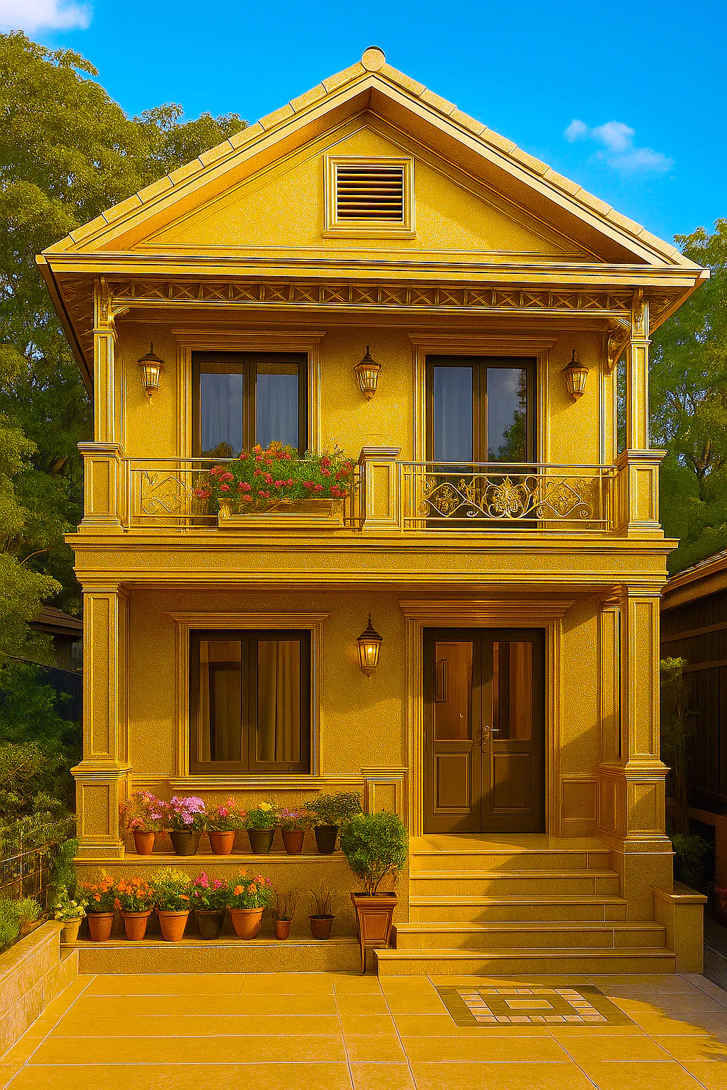 Sunlit Yellow Manor