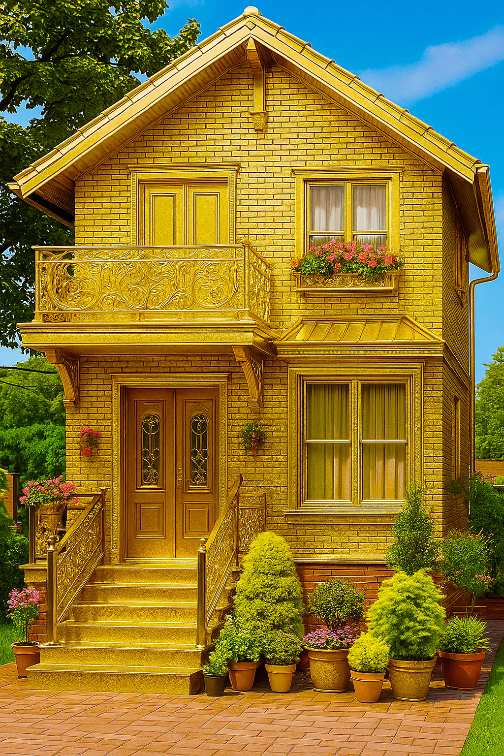 The Golden Fairy House